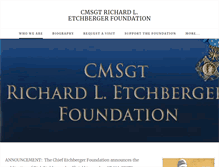 Tablet Screenshot of chiefetchbergerfoundation.org